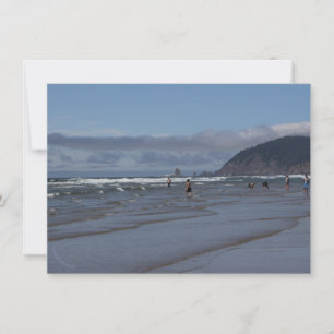 Cannon Beach, Oregon: Surf-Waders/Horseback