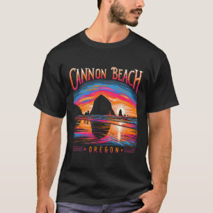 Cannon Beach Oregon Travel Summer Family Vacation  T-Shirt