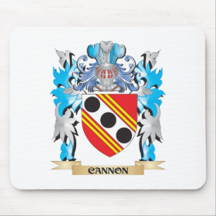 Cannon Coat of Arms - Family Crest Mouse Pad