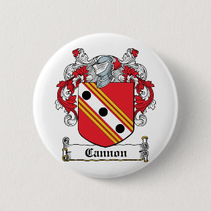 Cannon Family Crest 6 Cm Round Badge