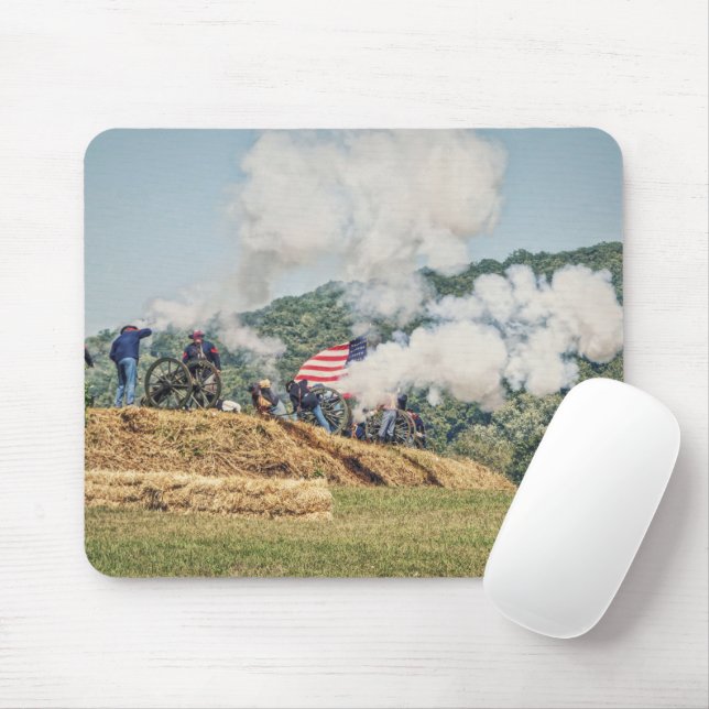 Cannon Fire Mouse Pad (With Mouse)