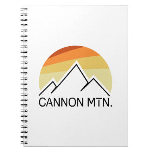 Cannon Mountain New Hampshire Retro Notebook
