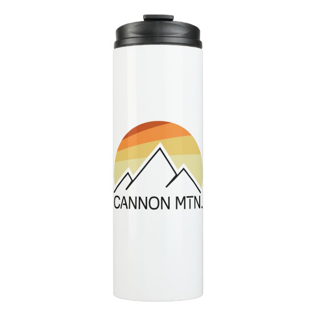 Cannon Mountain New Hampshire Retro Thermal Tumbler (Front)