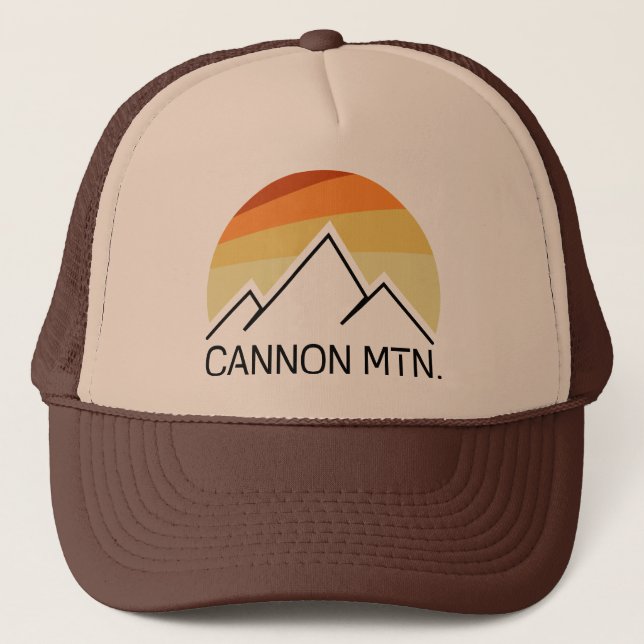 Cannon Mountain New Hampshire Retro Trucker Hat (Front)