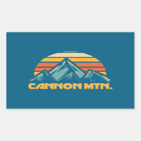 Cannon Mountain New Hampshire Retro Turquoise