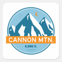 Cannon Mountain New Hampshire Stars Moon