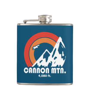 Cannon Mountain New Hampshire Sun Eagle Hip Flask