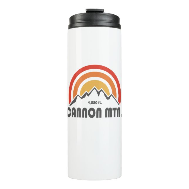 Cannon Mountain New Hampshire Thermal Tumbler (Front)