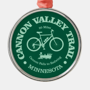 Cannon Valley Trail (cycling) Metal Ornament
