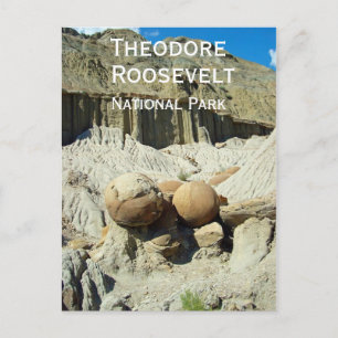Cannonball Concretions, Theodore Roosevelt NP Postcard