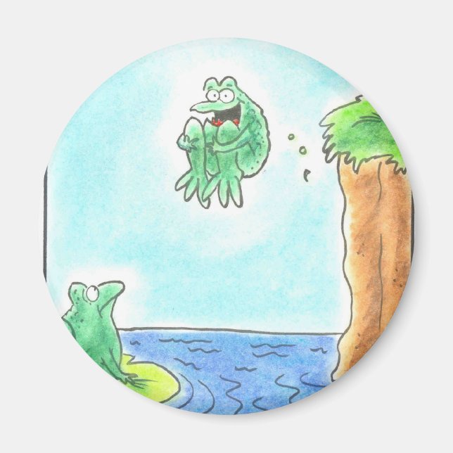 Cannonball Frog Magnet (Front)