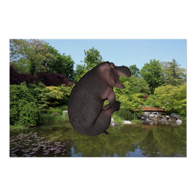 Cannonball Hippo Poster (Front)