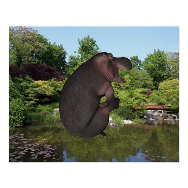 Cannonball Hippo Poster (Front)