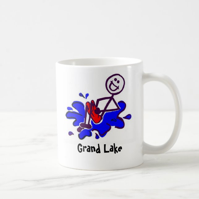 Cannonball into Grand Lake Coffee Mug (Right)
