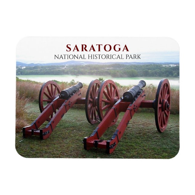 Cannons, Bernis Heights Battle of Saratoga Magnet (Horizontal)