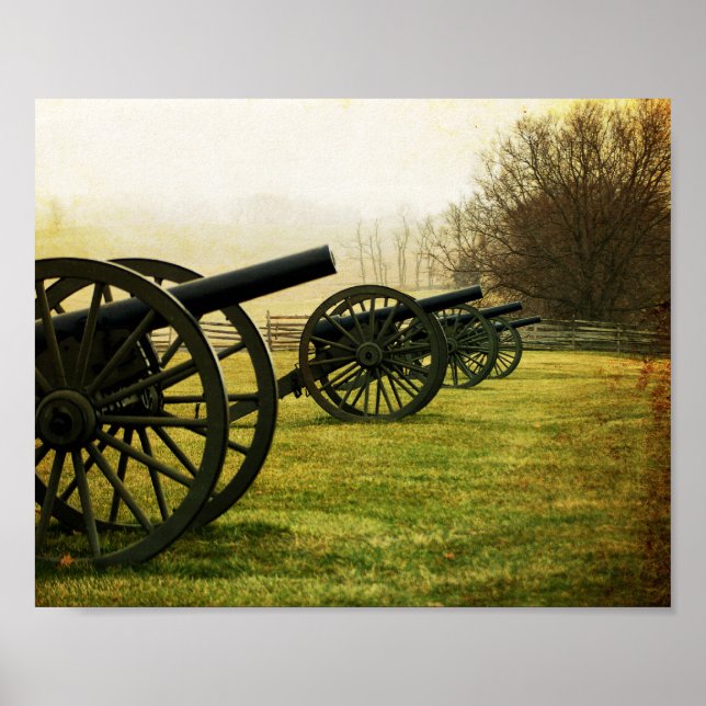 "Cannons in a Row" Fine Art Print (Front)
