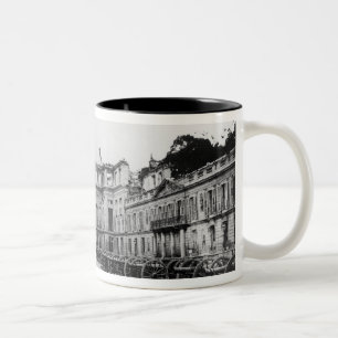 Cannons in the Courtyard Two-Tone Coffee Mug