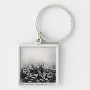 Cannons on the Buttes-Montmartre Key Ring