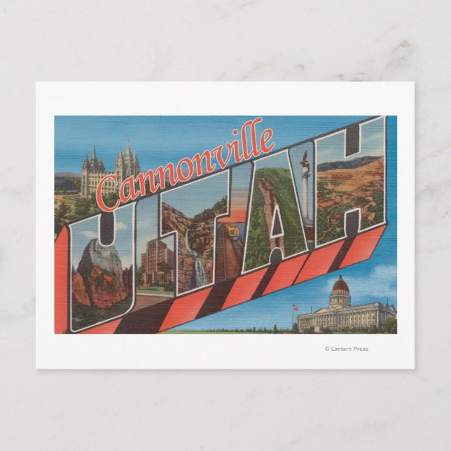 Cannonville, Utah - Large Letter Scenes Postcard (Front)