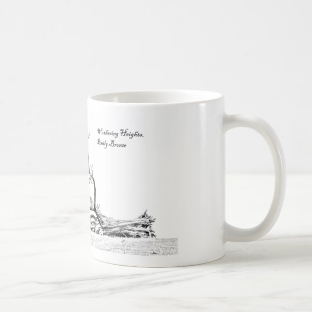 Cannot Live Without My Soul Wuthering Heights Coffee Mug (Right)