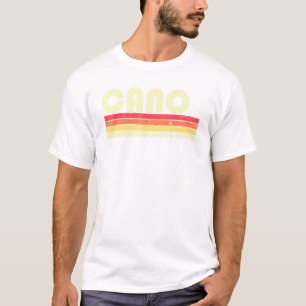 Cano Surname Retro Vintage 80s 90s Birthday Reunio T-Shirt
