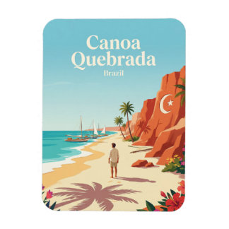 Canoa Quebrada Brazil Magnet
