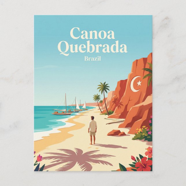 Canoa Quebrada Brazil Postcard (Front)