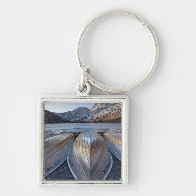 Canoe At The Lake Key Ring (Front)