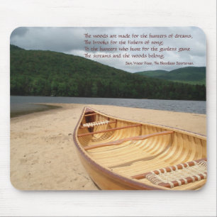 Canoe at Water's Edge Mousepad
