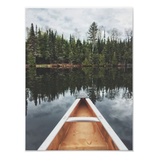 Canoe - BWCA Photo Print (Front)