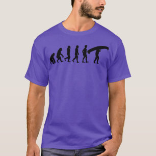 Canoe Canoeing Canoeists Canoeing Evolution T-Shirt