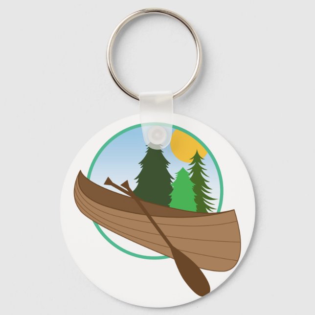 Canoe Circle Key Ring (Front)