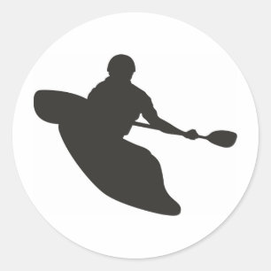 Canoe Classic Round Sticker