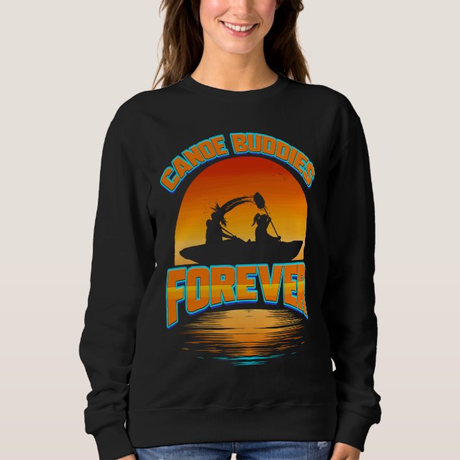 Canoe driver  for paddle club canoe partner excurs sweatshirt (Front)