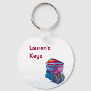 Canoe Evening Key Ring