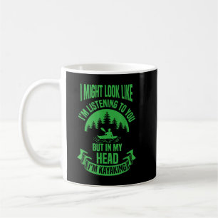Canoe Lover Funny Kayaking Paddling Retro Kayak Coffee Mug