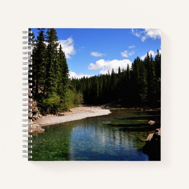 Canoe Meadows Kananaskis Canada Notebook (Front)