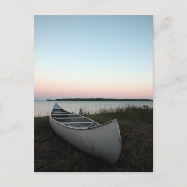 Canoe on Beach Postcard (Front)