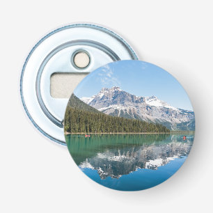 Canoe on famous Emerald Lake - Yoho NP, Canada Bottle Opener