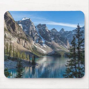 Canoe on Moraine Lake Mouse Pad