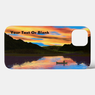 Canoe On Sunset Lake Case-Mate iPhone Case
