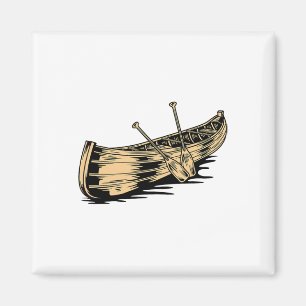 Canoe Paddle Funny Canoeing Kayaking Boating Boat Magnet