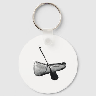 Canoe & Paddle Key Ring