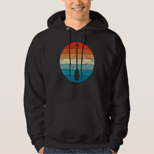 Canoe Paddle Retro Vintage Cool 80s 90s Funny Cano Hoodie