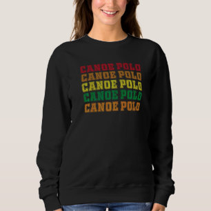 Canoe Polo Lettering Costume Love Water Sports