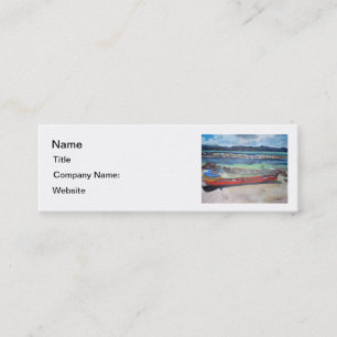 Canoe & Raft on Shell Island Business Card