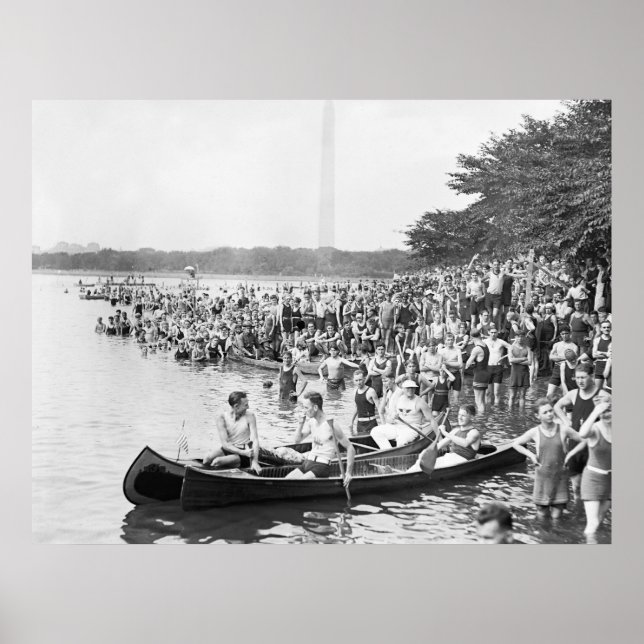 Canoe Regatta: 1924 Poster (Front)