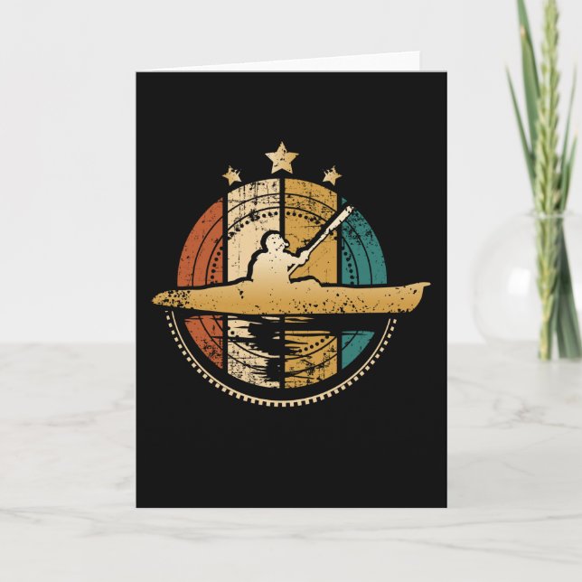 Canoe Retro Card (Front)