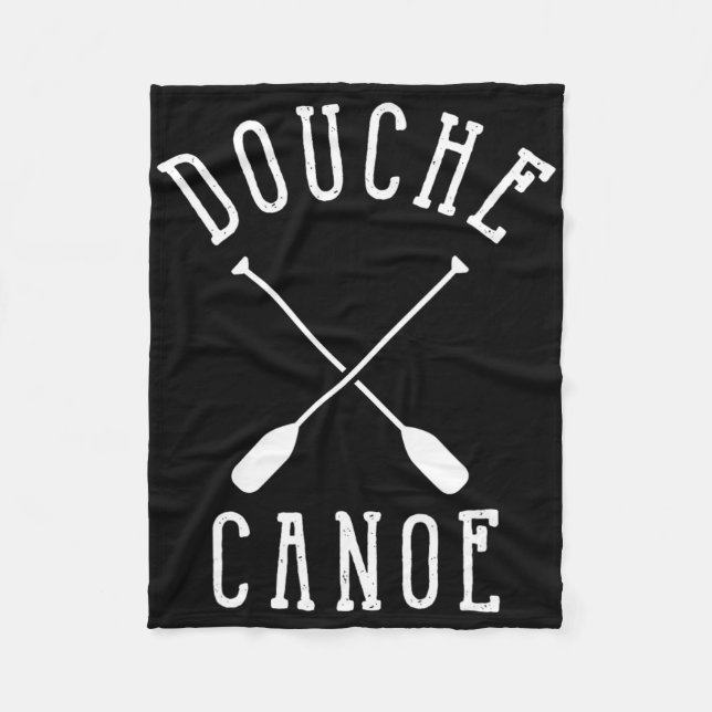 Canoe Shower  Fleece Blanket (Front)