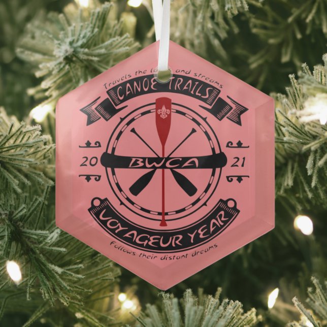 Canoe Trails Hex Ornament 2021 (Insitu)